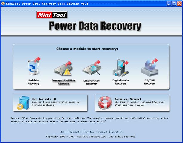 free damaged partition recovery software